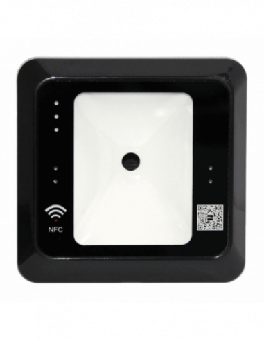 Scaner coduri de bare 1D/2D cu cititor RFID integrat, negru. Comanda online pe RFPro.ro.