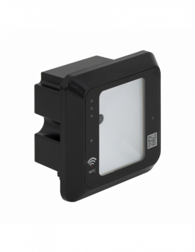 Scaner coduri de bare 1D/2D cu cititor RFID integrat, negru. Comanda online pe RFPro.ro.