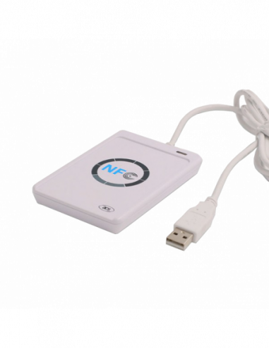 Cititor RFID, NFC, USB, ACR122U, Protocol 14443A Scriere/Citire, Mifare Classic 1k/4k, FeliCa. Comanda online pe RFPro.ro.