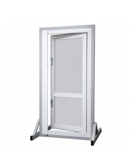 Kit de inchidere usi PVC cu deschidere la exterior cu electromagneti, pe suport de aluminiu de 2.3m. Comanda online pe RFPro.ro.