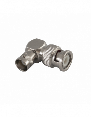 Pachet de 10 bucati de adaptoare BNC M (tata)-
F (mama) (90°). Comanda online pe RFPro.ro.