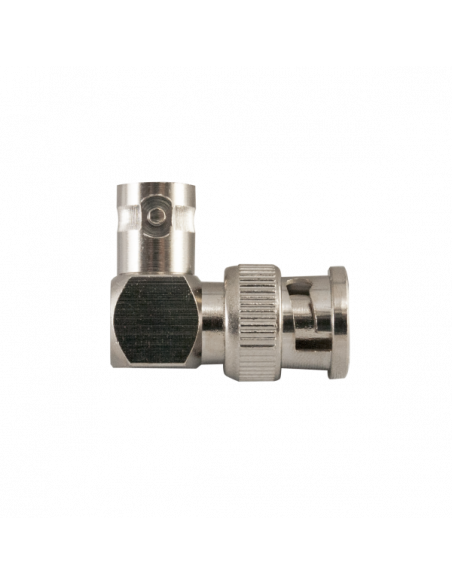 Pachet de 10 bucati de adaptoare BNC M (tata)-
F (mama) (90°). Comanda online pe RFPro.ro.