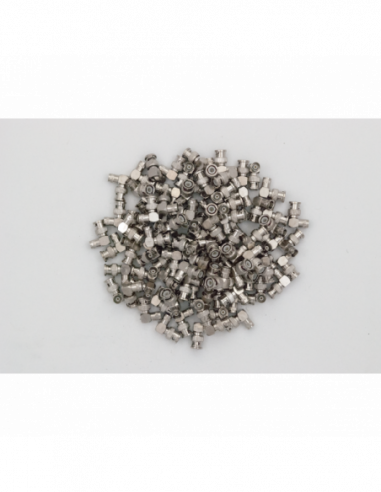 Pachet de 10 bucati de adaptoare BNC M (tata)-
F (mama) (90°). Comanda online pe RFPro.ro.