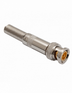 Pachet de 10 conectori BNC-M (tata) Zn auriti si pini Cu. Comanda online pe RFPro.ro.