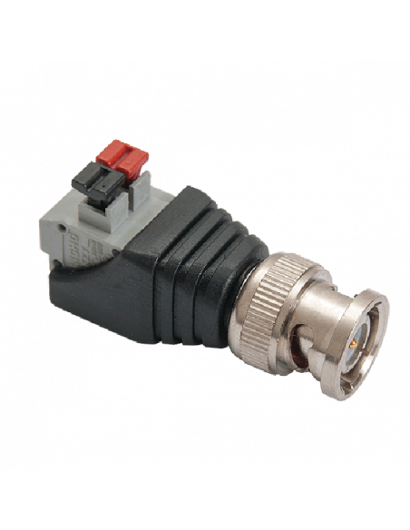 Pachet de 10 bucati de conectori BNC-M (tata) cu terminal push. Comanda online pe RFPro.ro.