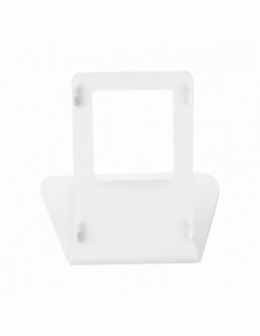 Suport alb pentru montarea pe birou a videointerfoanelor IP din seria C313 si C315. Comanda online pe RFPro.ro. 2