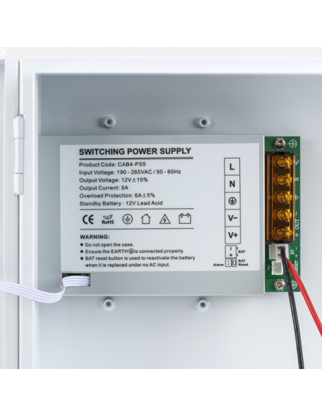Cabinet multifunctional pentru centrale de control acces alb. Comanda online pe RFPro.ro.