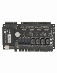 Centrala de control acces pentru 4 usi unidirectionale sau 2 bidirectionale (4 relee, 4 cititoare). Comanda online pe RFPro.ro.