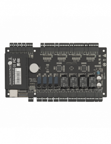 Centrala de control acces pentru 4 usi unidirectionale sau 2 bidirectionale (4 relee, 4 cititoare). Comanda online pe RFPro.ro.