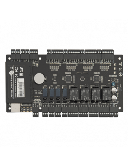 Centrala de control acces pentru 4 usi unidirectionale sau 2 bidirectionale (4 relee, 4 cititoare). Comanda online pe RFPro.ro.