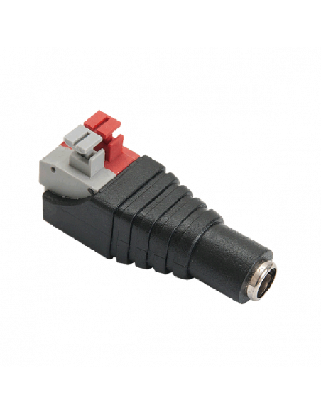 Pachet de 10 bucati de conectori DC female (mama) rapid cu terminale tip "push". Comanda online pe RFPro.ro.