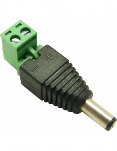 Pachet de 10 bucati de conectori alimentare Male (tata) - bloc terminal detasabil. Comanda online pe RFPro.ro.