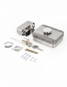 Yala electromagnetica (fail-secure) aplicabila pentru exterior cu motor si senzor magnetic . Comanda online pe RFPro.ro. 2