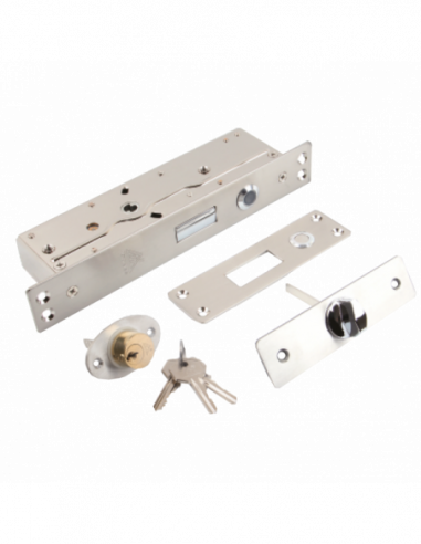Incuietoare incastrata rezistenta la apa, fail-secure, cu motor si senzor magnetic. Comanda online pe RFPro.ro.