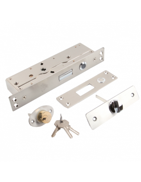 Incuietoare incastrata rezistenta la apa, fail-secure, cu motor si senzor magnetic. Comanda online pe RFPro.ro.