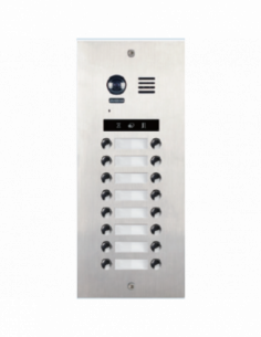 Panou de apel video modular cu camera wide angle,  16 butoane de apel. Comanda online pe RFPro.ro.