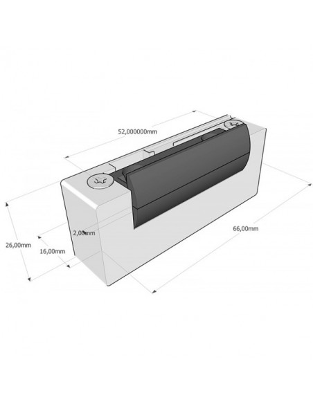 Yala electromagnetica incastrabila DORCAS-99N512F. Comanda online pe RFPro.ro.
