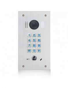 Post video cu tastatura mecanica iluminata si camera Fisheye, cu montare incastrata DT611F-MK-FE. Comanda online pe RFPro.ro.