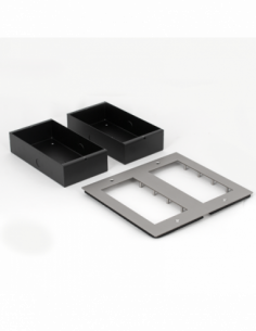 Carcasa pentru patru module, montare incastrata DT821-2X2-F. Comanda online pe RFPro.ro. 2