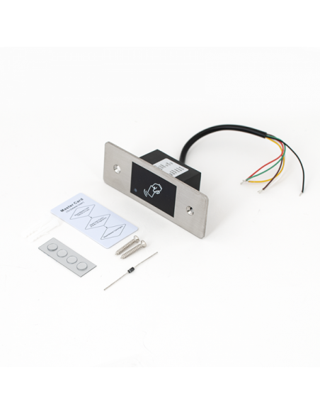 Minicontroler de acces RFID EM (125kHz) cu montare incastrata, de exterior. Comanda online pe RFPro.ro.