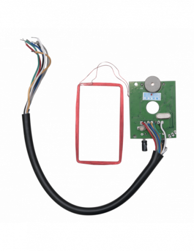 Cititor wiegand fara carcasa, cu o antena ce functioneaza cu cartele de proximitate. Comanda online pe RFPro.ro.