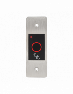 Minicontroler de acces biometric si RFID EM (125kHz) cumontare incastrata, de exterior EF1. Comanda online pe RFPro.ro.