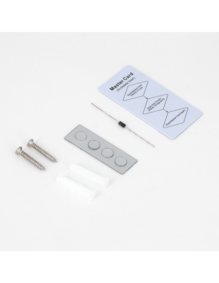 Minicontroler de acces biometric si RFID EM (125kHz) cumontare incastrata, de exterior EF1. Comanda online pe RFPro.ro.