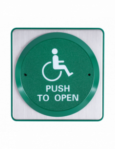 Buton de iesire pentru persoane cu dizabilitati, de interior, incastrabil/aplicabil cu carcasa. Comanda online pe RFPro.ro. 2