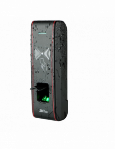 Controler de acces cu functie de pontaj, cu cititoare de amprente si de cartele incorporate. Comanda online pe RFPro.ro.