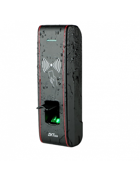 Controler de acces cu functie de pontaj, cu cititoare de amprente si de cartele incorporate. Comanda online pe RFPro.ro.