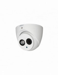 Camera Dahua HDCVI, 2MP, IR 50m, lentila fixa 2.8mm, microfon, seria Lite. Comanda online pe RFPro.ro.