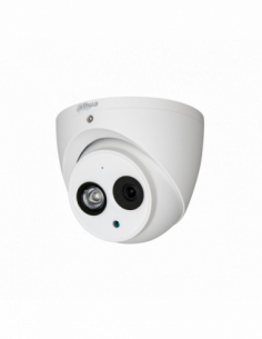 Camera Dahua HDCVI, 8MP (4K) WDR, IR 50m, lentila fixa 3.6mm, microfon, seria Lite. Comanda online pe RFPro.ro.