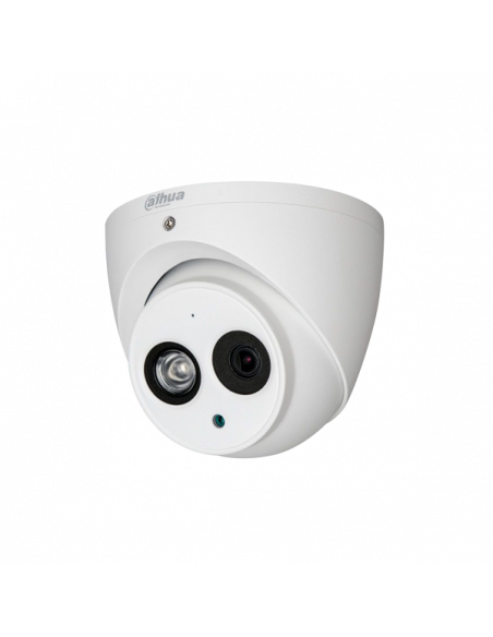 Camera Dahua HDCVI, 8MP (4K) WDR, IR 50m, lentila fixa 3.6mm, microfon, seria Lite. Comanda online pe RFPro.ro.