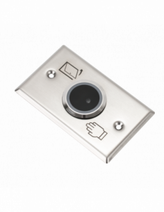 Buton de iesire incastrabil/aplicabil cu suport, fara atingere, cu detectare a prezentei. Comanda online pe RFPro.ro. 2