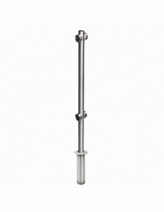 Stalp intermediar 180° din INOX,  suport pentru balustrade din INOX, montare ingropata. Comanda online pe RFPro.ro.