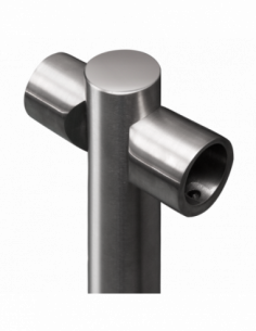 Stalp intermediar 180° din INOX , suport pentru balustrade din INOX, montare aplicata. Comanda online pe RFPro.ro. 2