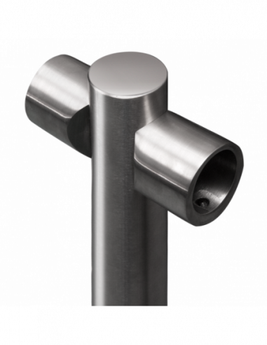 Stalp intermediar 180° din INOX , suport pentru balustrade din INOX, montare aplicata. Comanda online pe RFPro.ro.