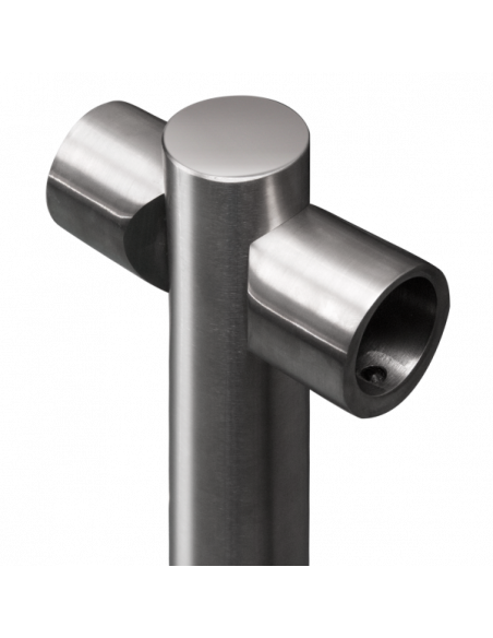Stalp intermediar 180° din INOX , suport pentru balustrade din INOX, montare aplicata. Comanda online pe RFPro.ro.