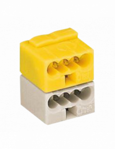 Conector WAGO KNX galben/ alb. Comanda online pe RFPro.ro.