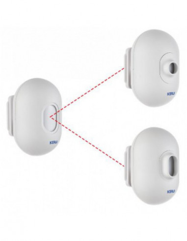 Detector de miscare PIR wireless, rezistent la apa  KR-P861. Comanda online pe RFPro.ro.