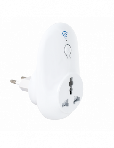 Priza inteligenta stand-alone  wireless, cu puterea  de 2200W curent rezistiv. Comanda online pe RFPro.ro.