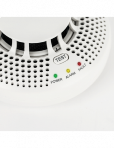 Detector de fum fotoelectric, wireless . Comanda online pe RFPro.ro.