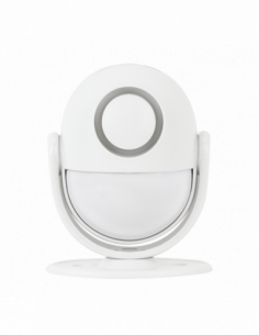Detector de miscare PIR standalone, WIFI, cu comunicatie WiFi, sirena incorporata si telecomanda. Comanda online pe RFPro.ro.