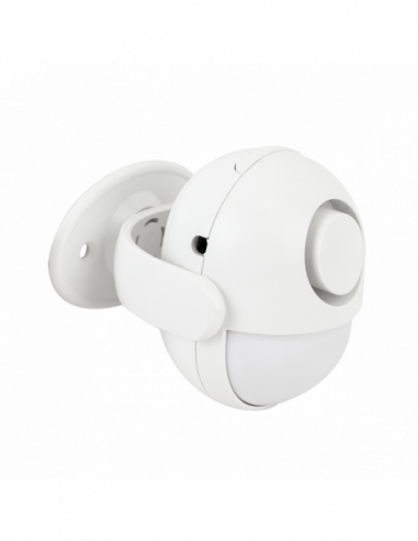 Detector de miscare PIR standalone, WIFI, cu comunicatie WiFi, sirena incorporata si telecomanda. Comanda online pe RFPro.ro.