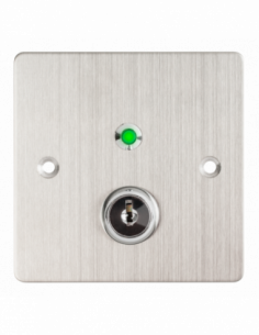 Buton de iesire incastrabil/aplicabil cu carcasa, cu cheie, cu led. Comanda online pe RFPro.ro. 2