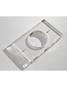 Suport din plexiglas pentru montarea aplicata a butonului ISK-801. Comanda online pe RFPro.ro.