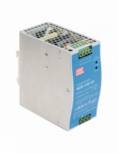 Sursa de alimentare industriala 48vcc/ 240W, cu o singura iesire, montare pe sina DIN. Comanda online pe RFPro.ro.