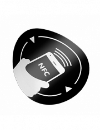 Eticheta NFC autoadeziva, rotunda. Comanda online pe RFPro.ro.