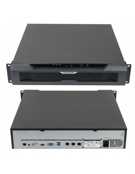 NVR  AI cu 16 canale, rezolutie 1080p si 4 canale cu rezolutie de inregistrare de pana la 8MP (4K). Comanda online pe RFPro.ro.