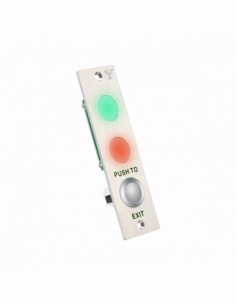 Buton de iesire incastrabil din otel inoxidabil, cu monitorizare
stare incuietoare. Comanda online pe RFPro.ro.
